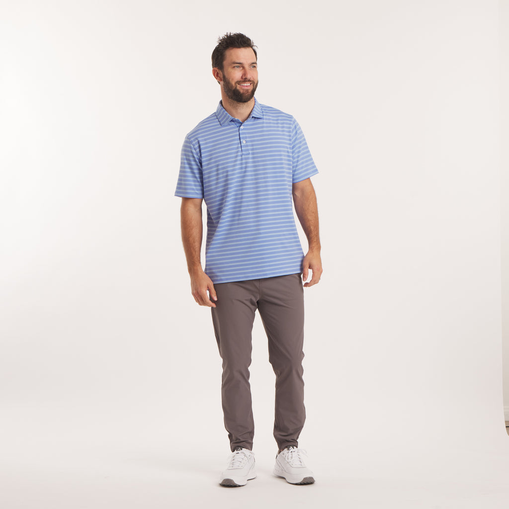 Bermuda Performance Polo - Grayton Stripe