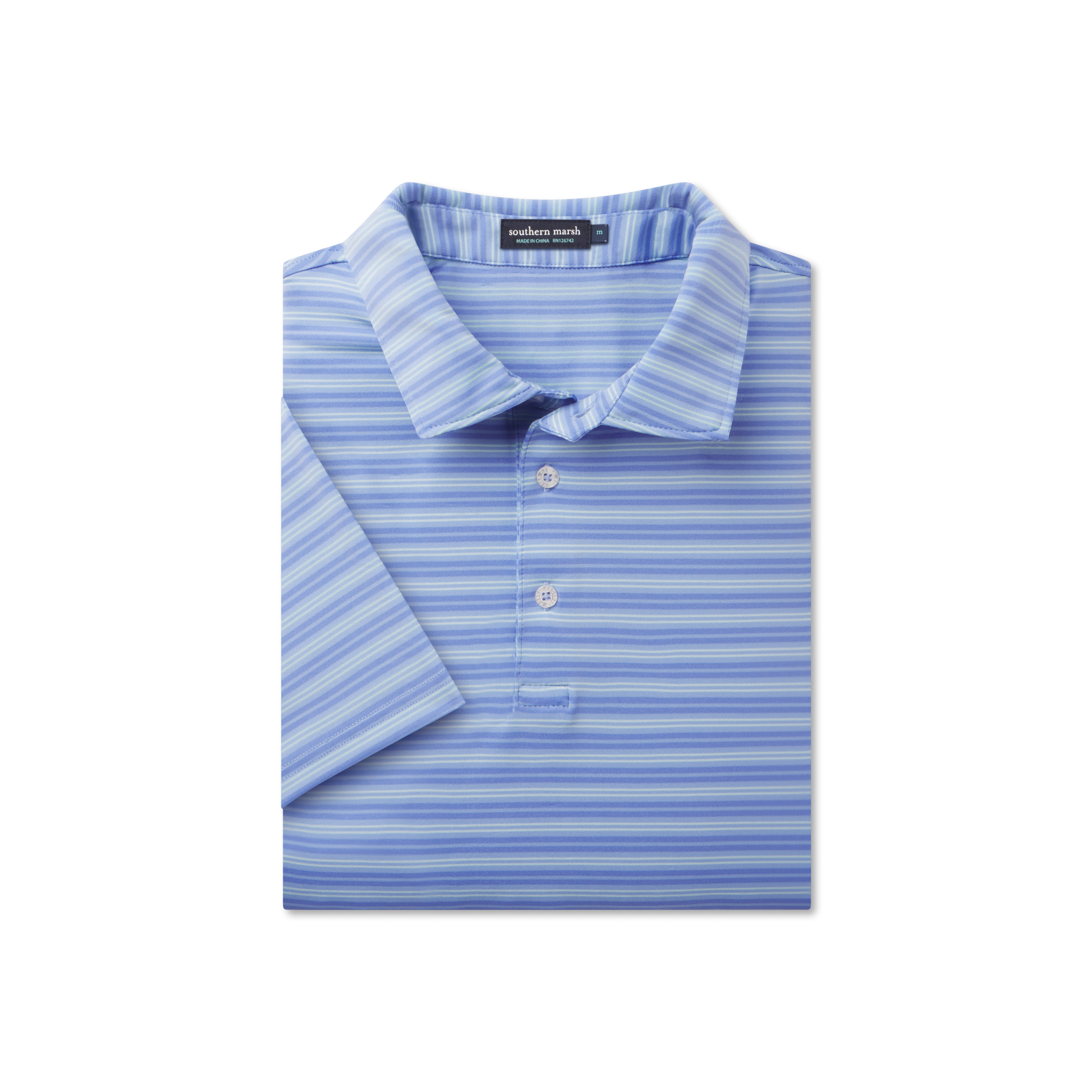 Bermuda Performance Polo - Grayton Stripe