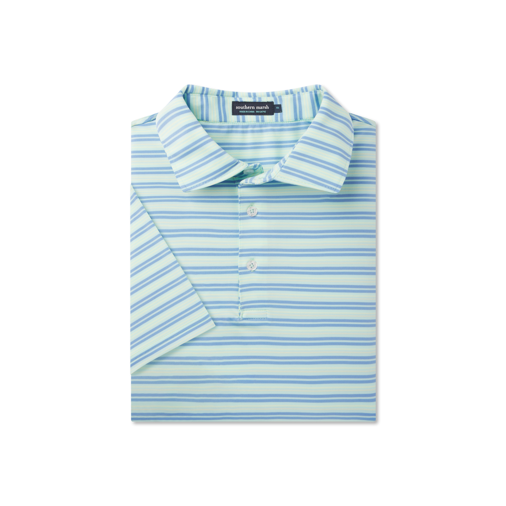 Bermuda Performance Polo - Grayton Stripe
