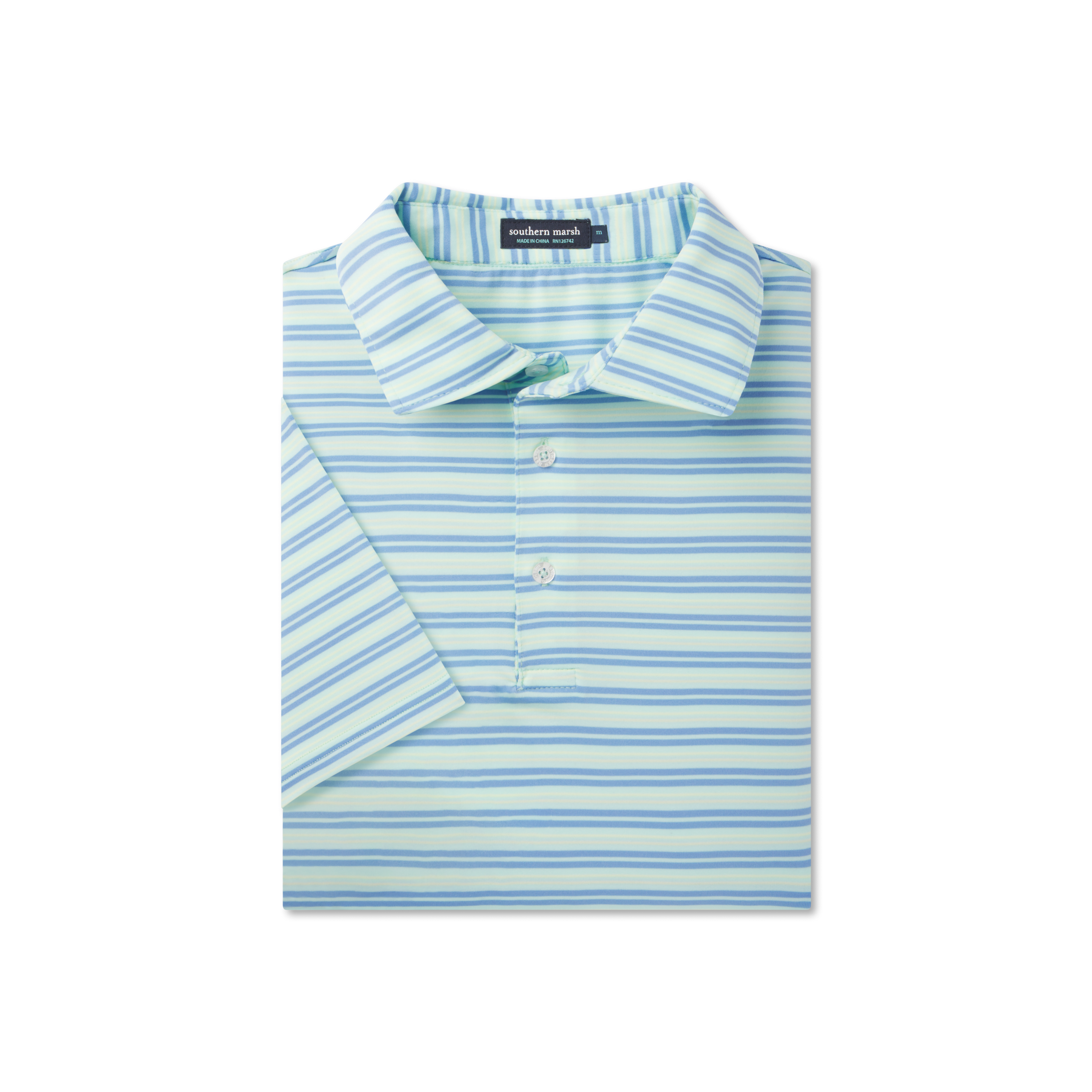 Bermuda Performance Polo - Grayton Stripe