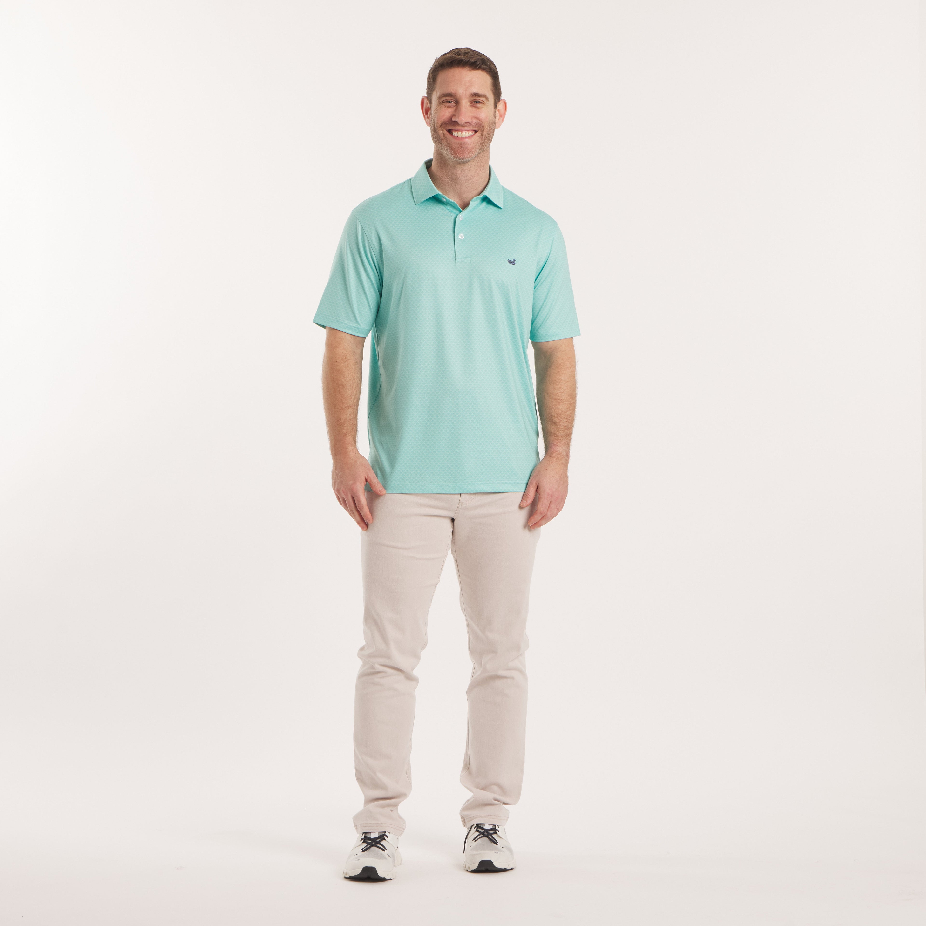 Flyline Performance Polo - Shell Shock