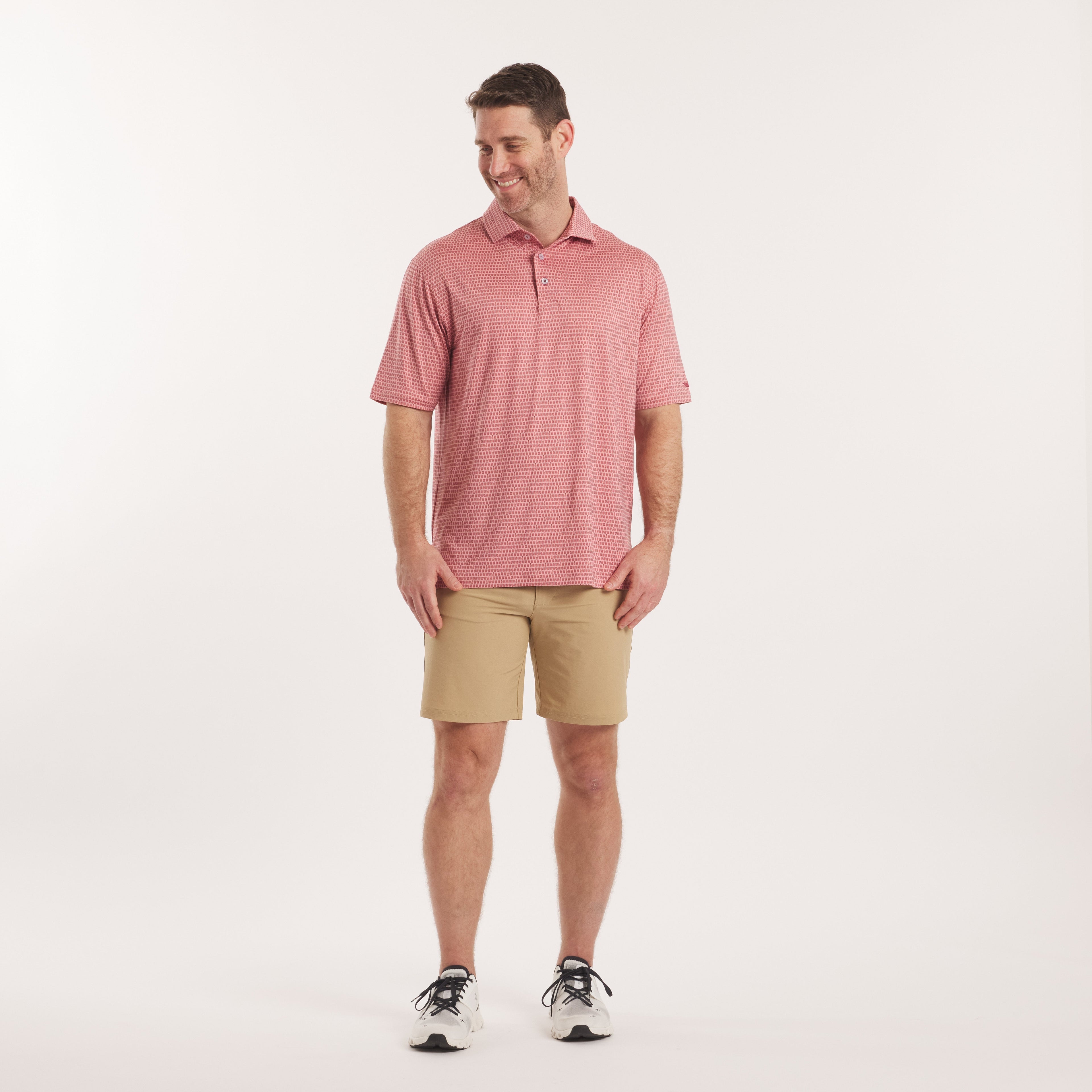 Flyline Performance Polo - Bourbon Trail