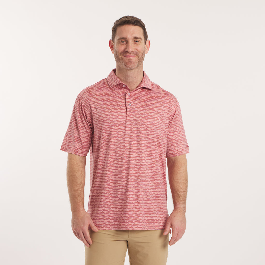 Flyline Performance Polo - Bourbon Trail