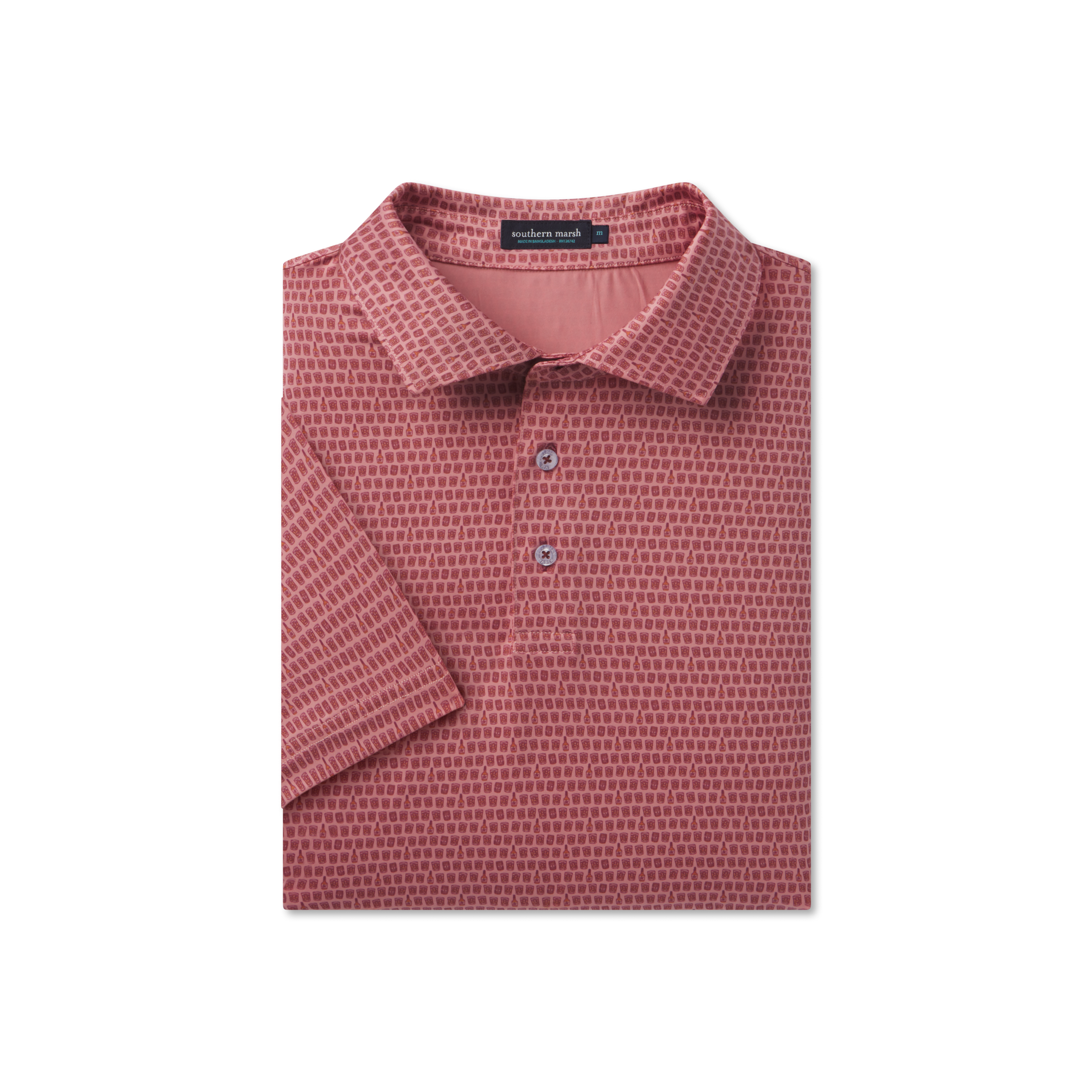 Flyline Performance Polo - Bourbon Trail