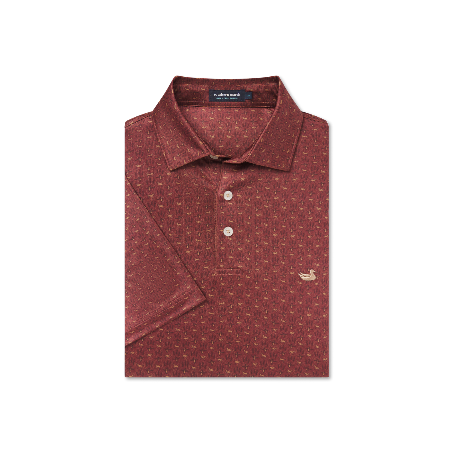 Flyline Performance Polo - Marsh Morning