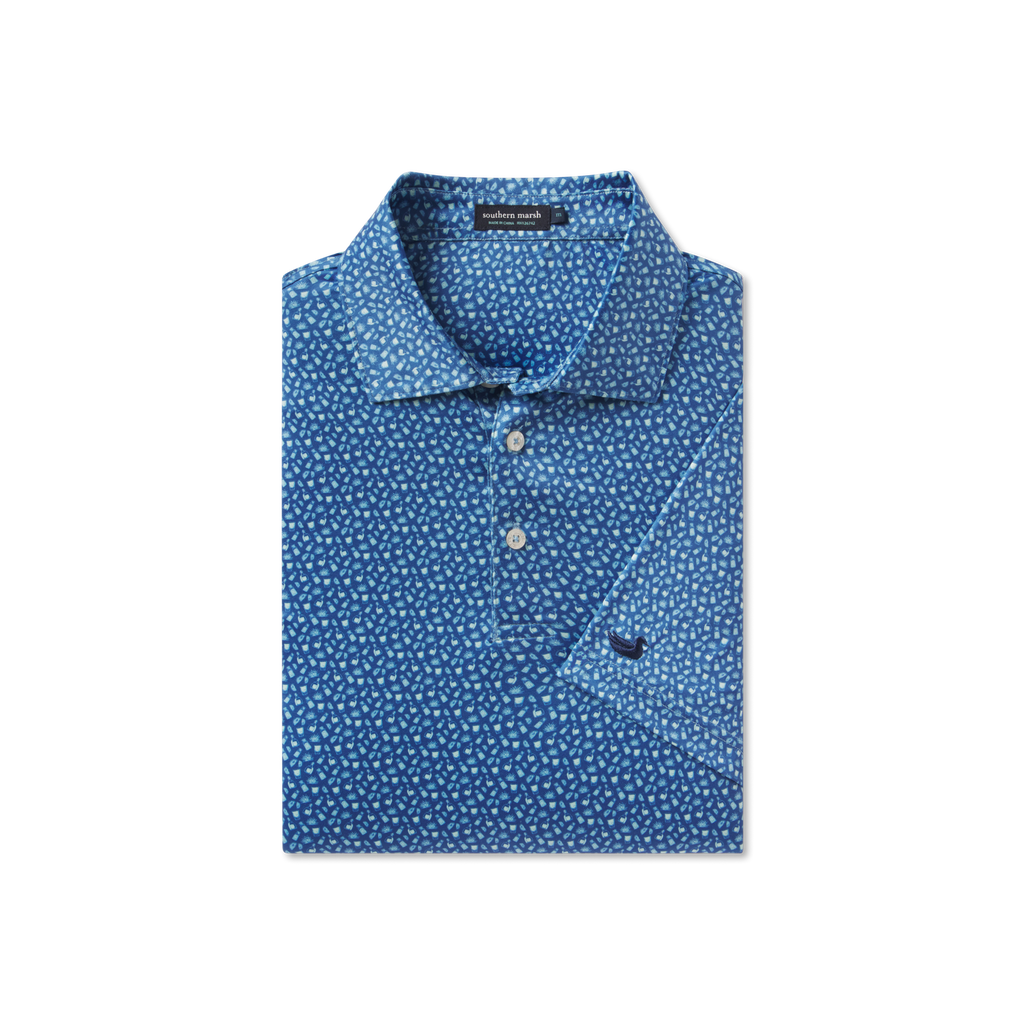 Flyline Performance Polo - Salt & Lime