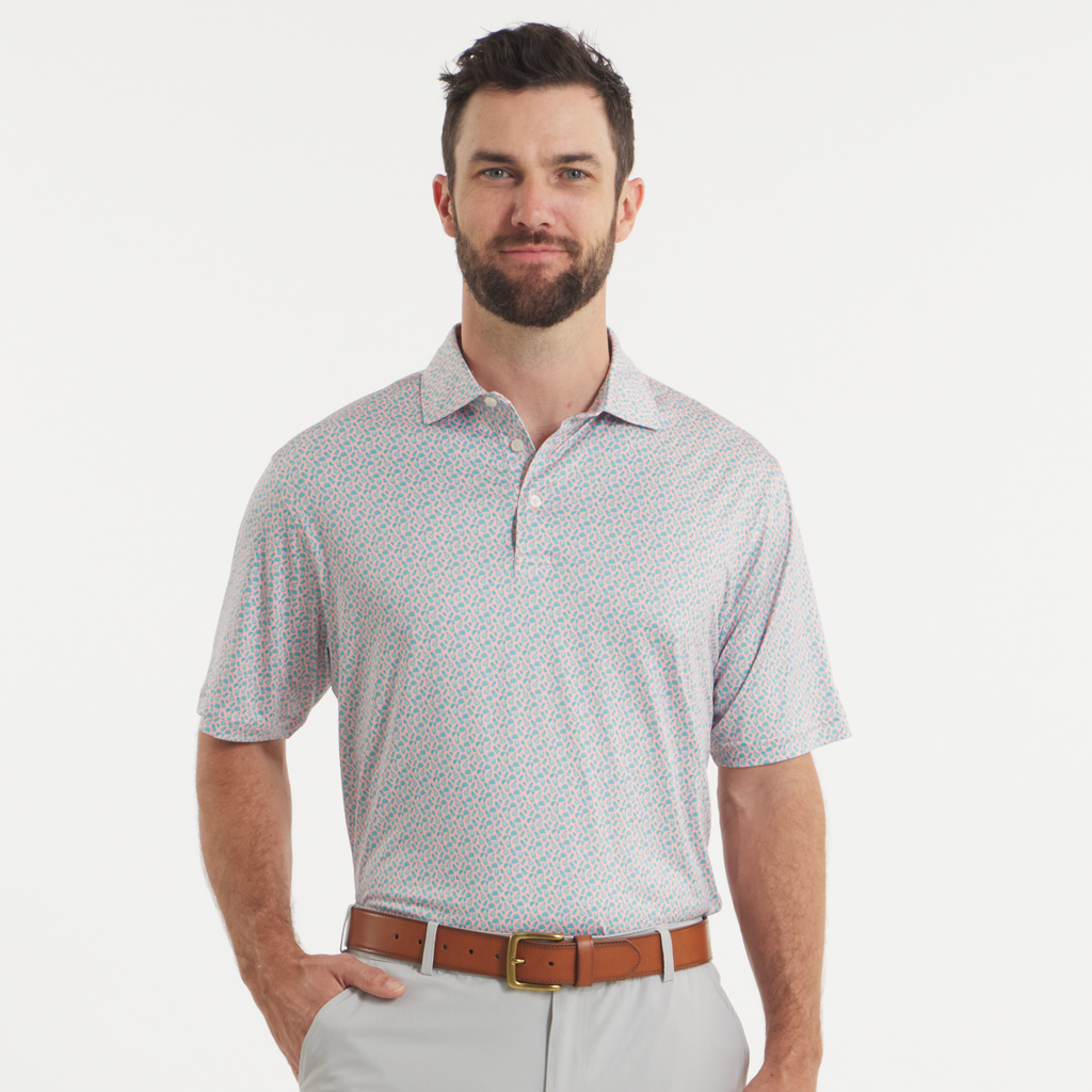Flyline Performance Polo - Salt & Lime
