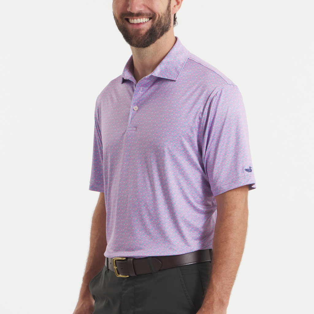 Flyline Performance Polo - Salt & Lime