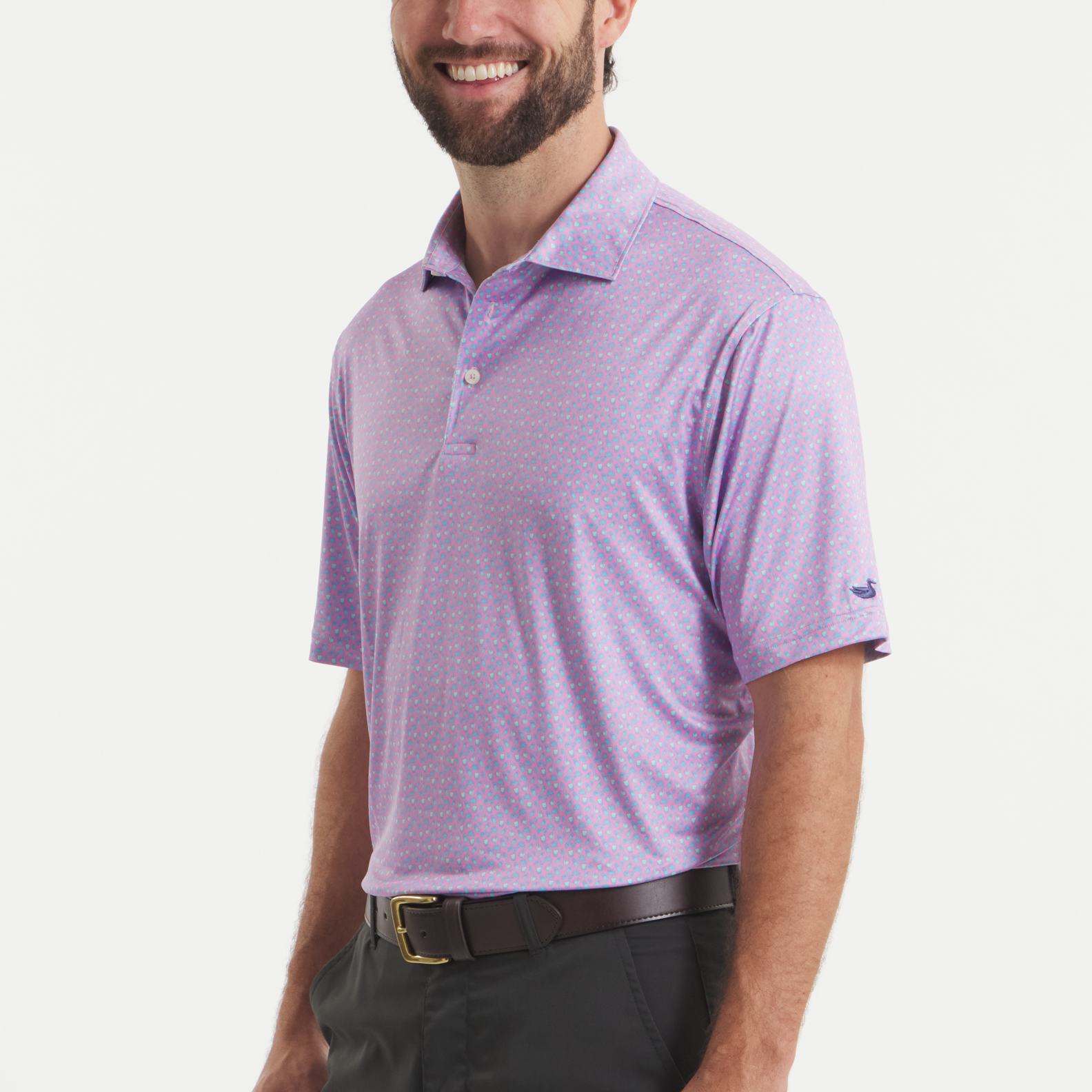 Flyline Performance Polo - Salt & Lime