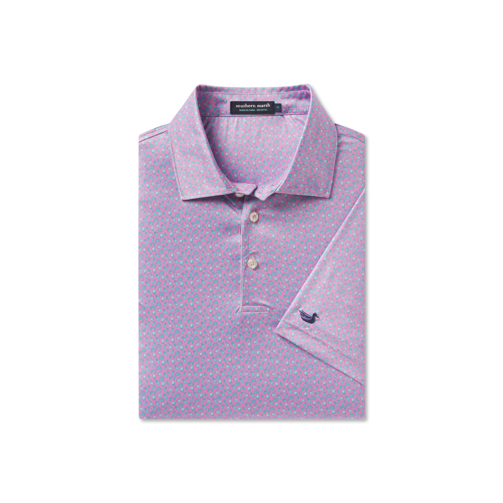 Flyline Performance Polo - Salt & Lime