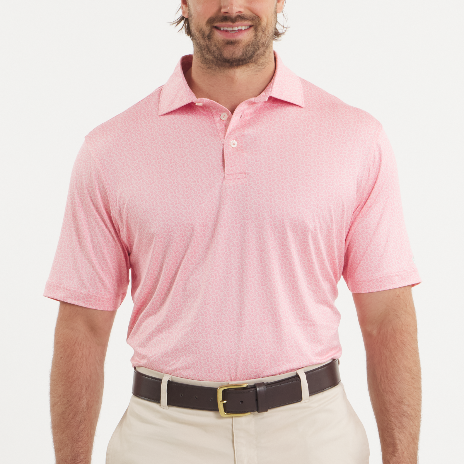 Flyline Performance Polo - Oysters & Lemons