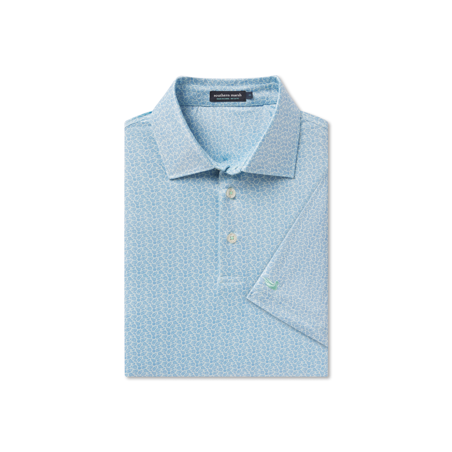 Flyline Performance Polo - Oysters & Lemons