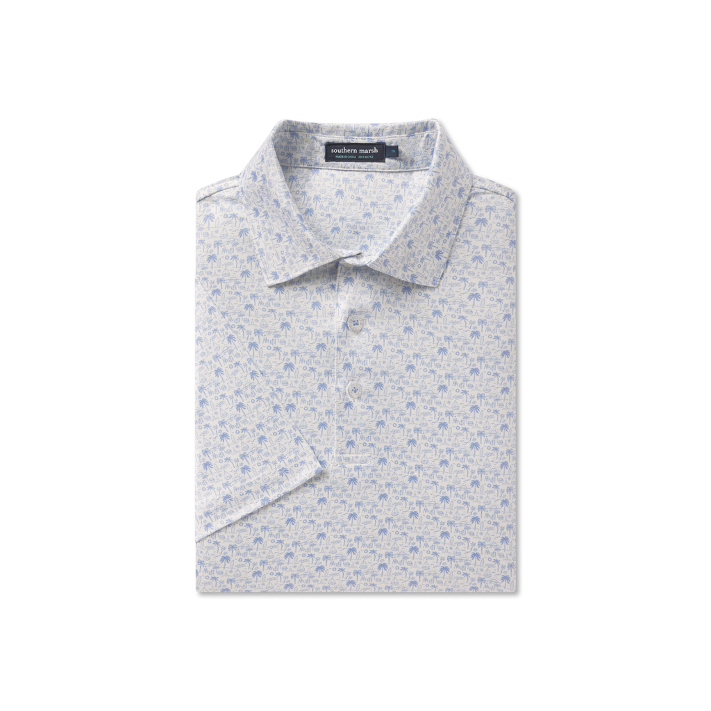 Flyline Performance Polo - Summertime Blues