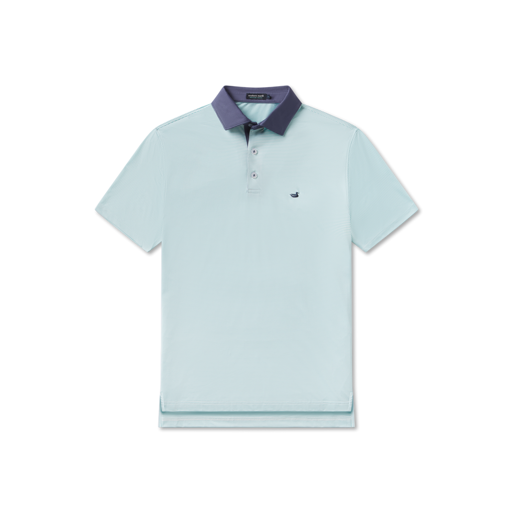 Bermuda Performance Polo - Hampton Stripe