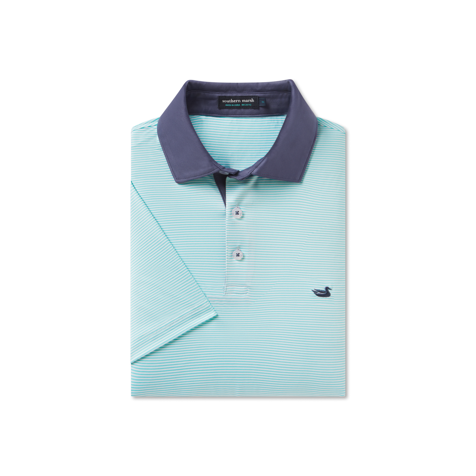 Bermuda Performance Polo - Hampton Stripe
