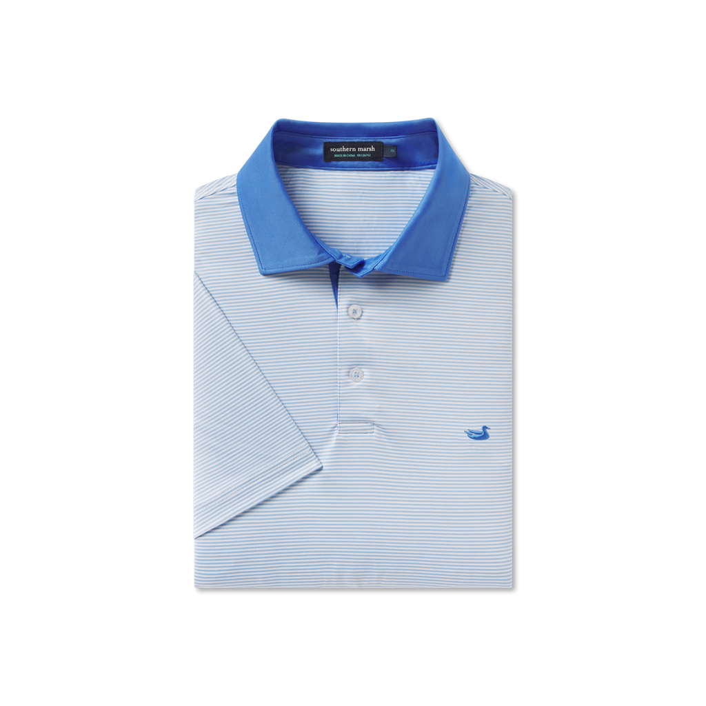 Bermuda Performance Polo - Hampton Stripe