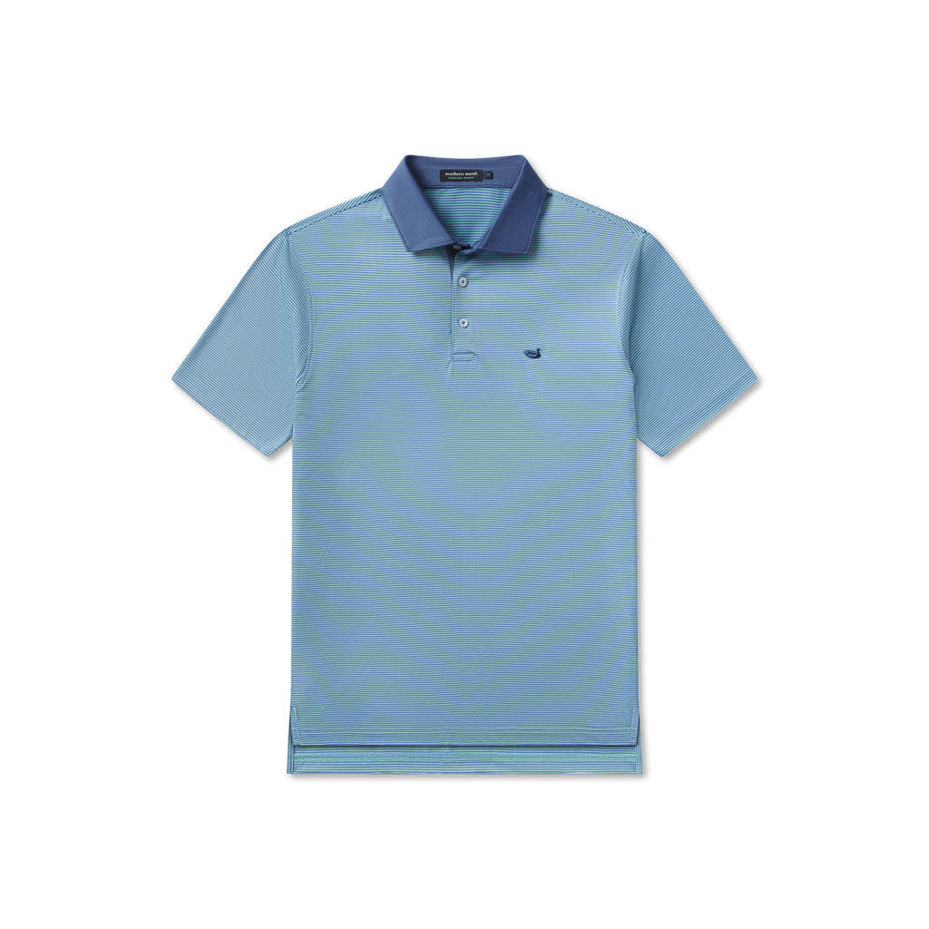 Bermuda Performance Polo - Hampton Stripe