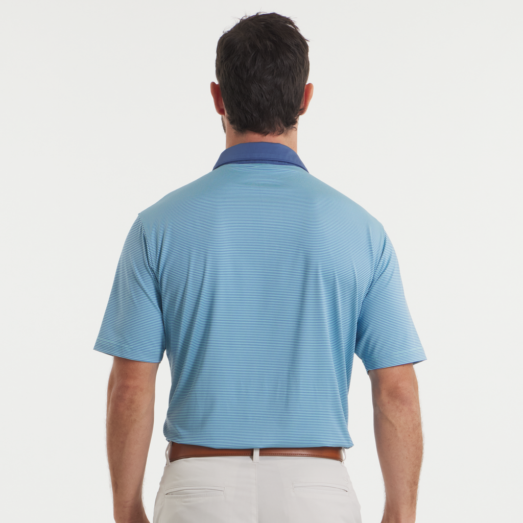 Bermuda Performance Polo - Hampton Stripe