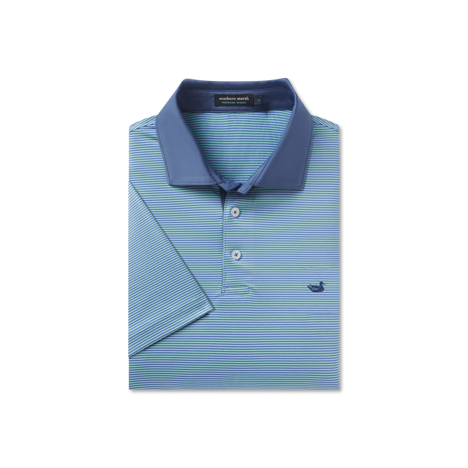 Bermuda Performance Polo - Hampton Stripe