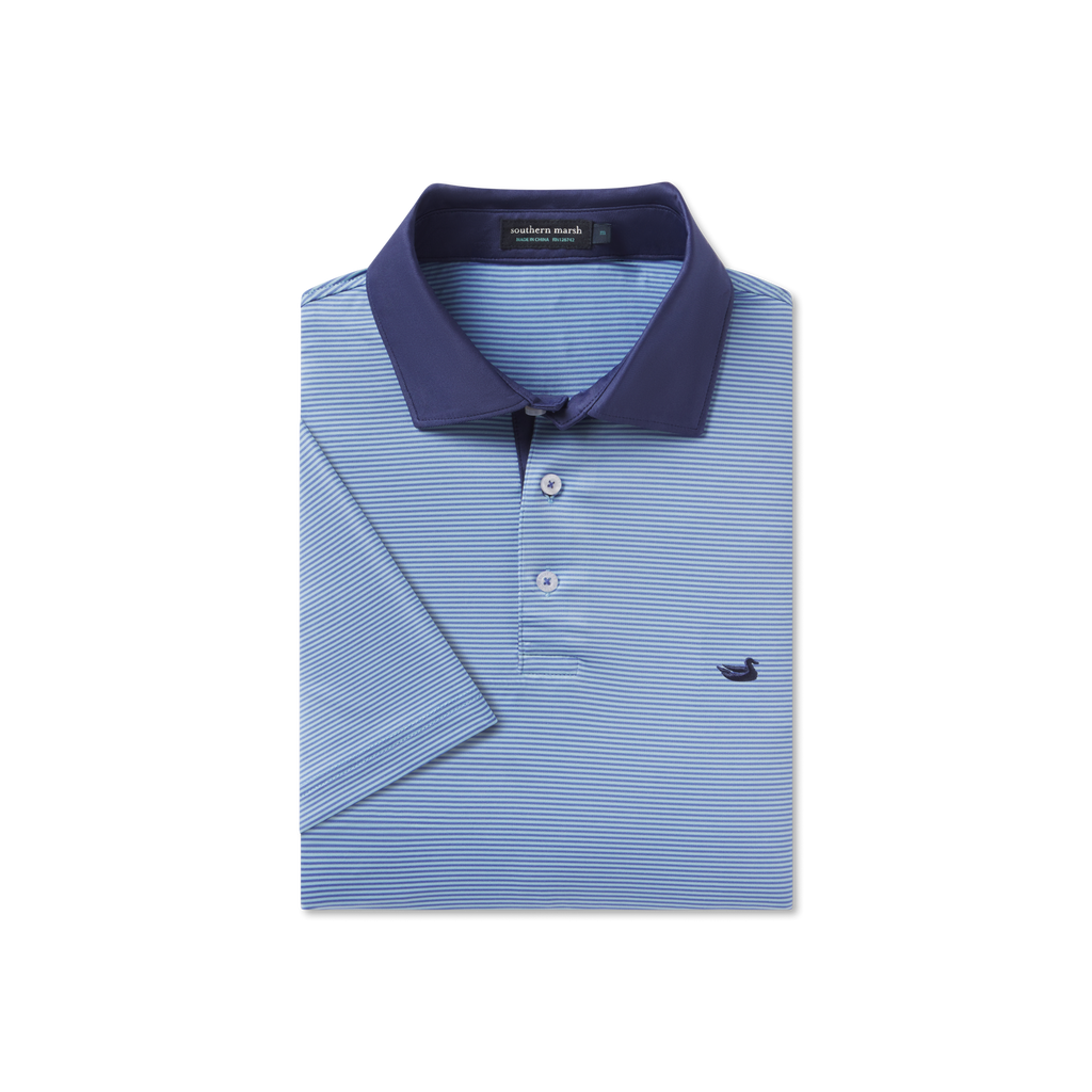 Bermuda Performance Polo - Hampton Stripe