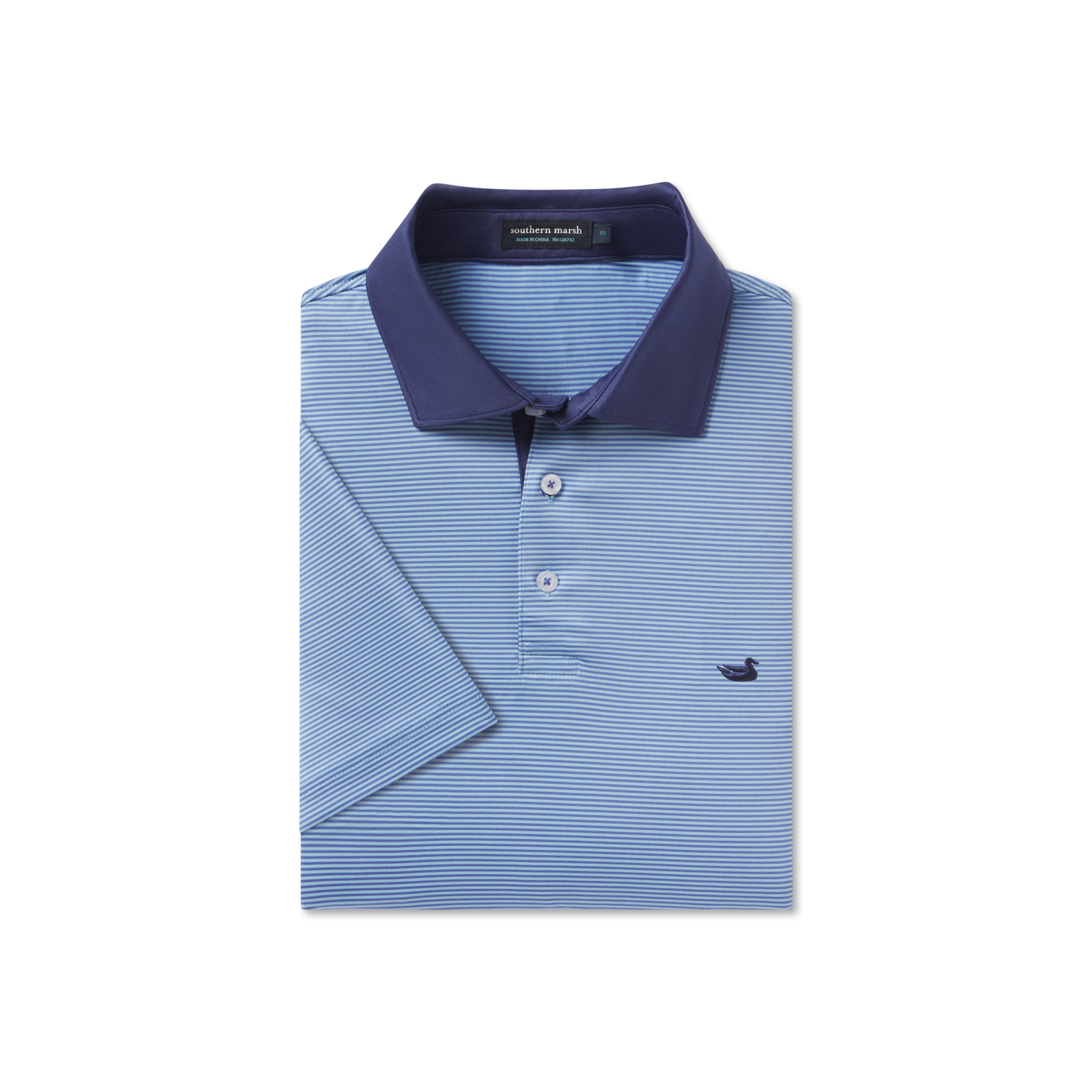 Bermuda Performance Polo - Hampton Stripe