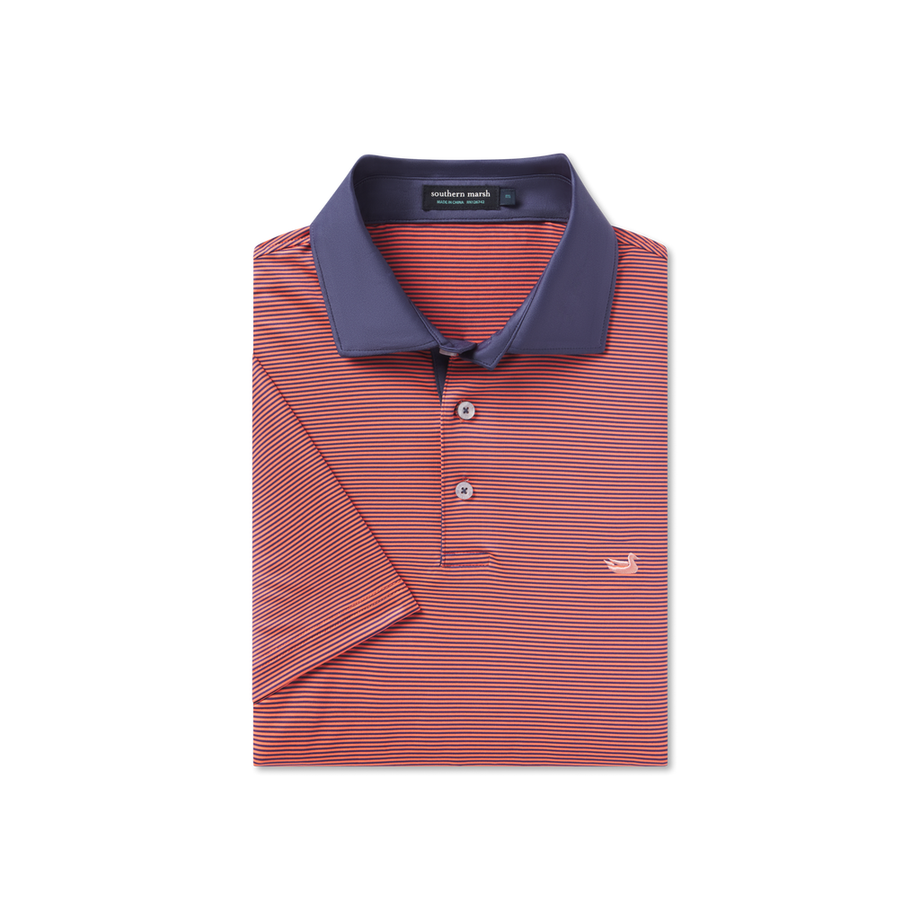 Bermuda Performance Polo - Hampton Stripe