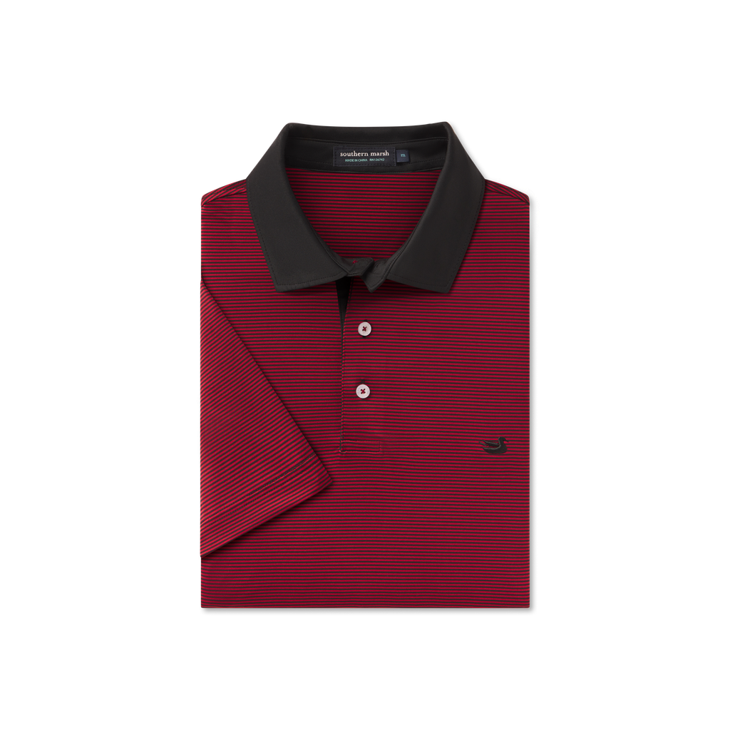 Bermuda Performance Polo - Hampton Stripe