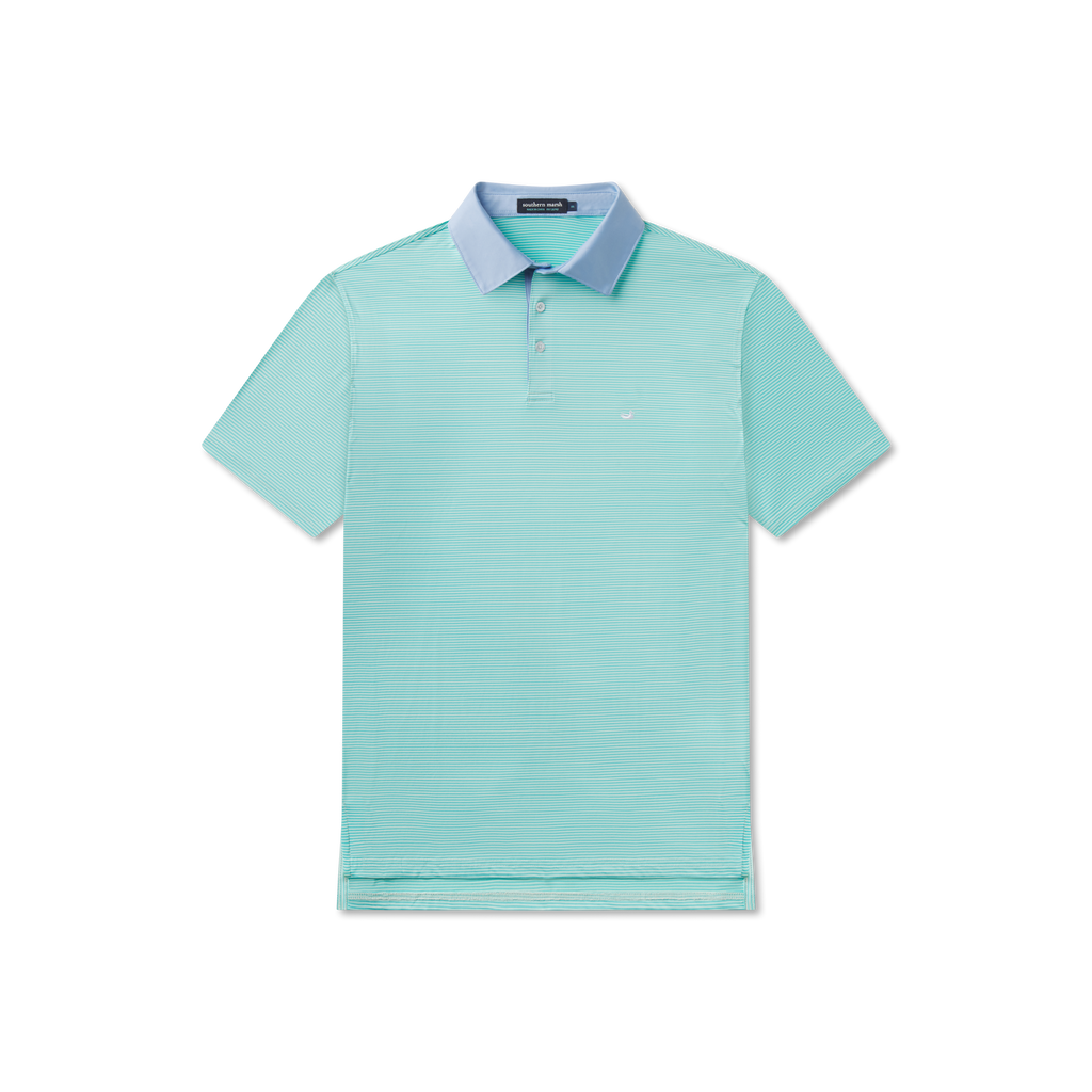 Bermuda Performance Polo - Hampton Stripe