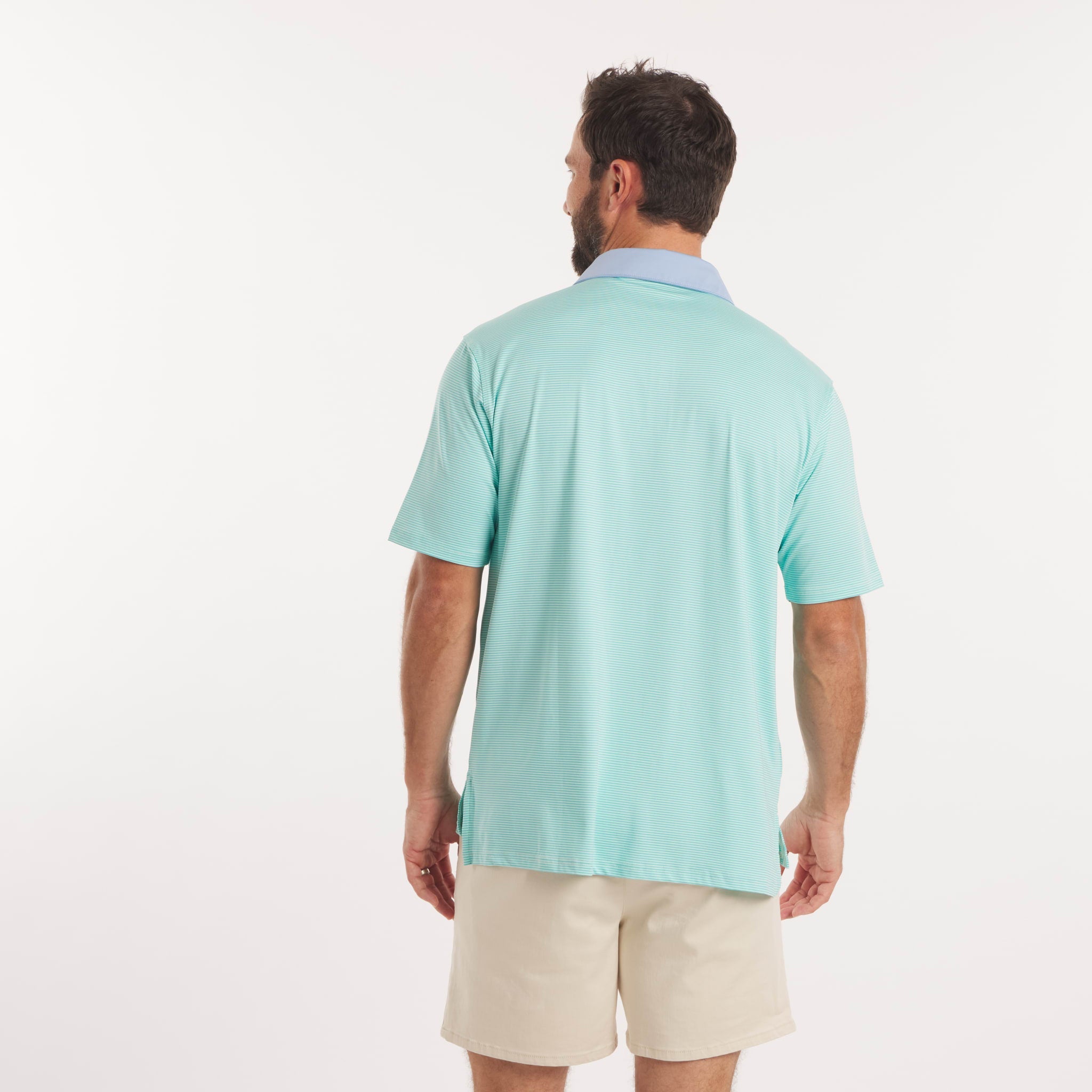 Bermuda Performance Polo - Hampton Stripe