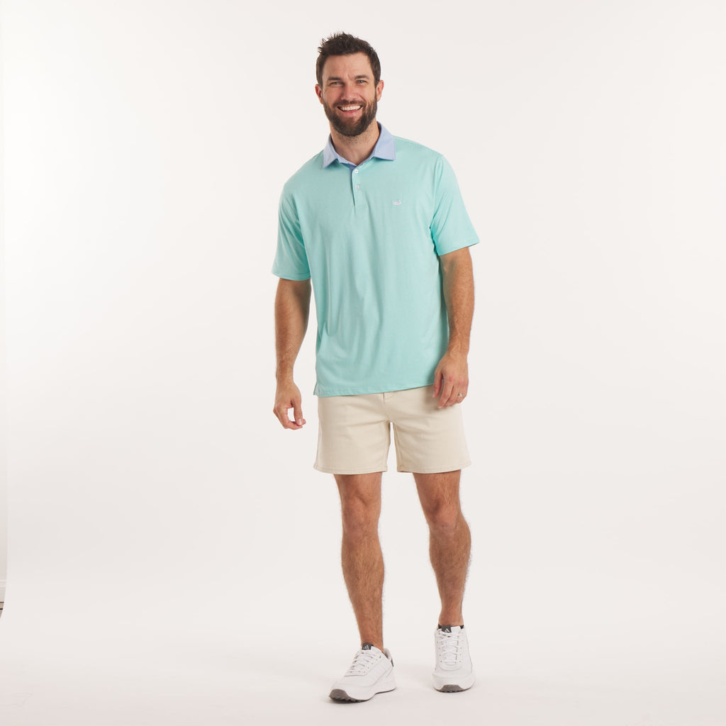 Bermuda Performance Polo - Hampton Stripe