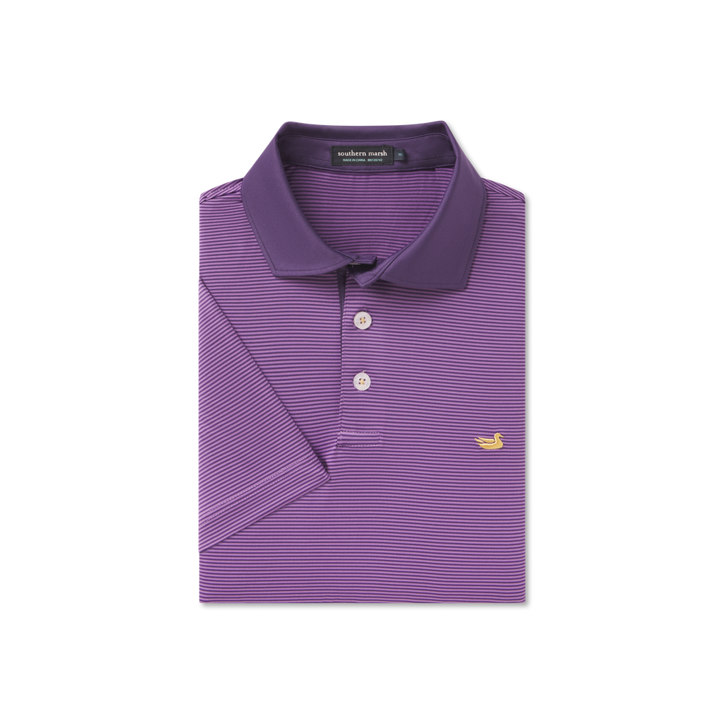 Bermuda Performance Polo - Hampton Stripe
