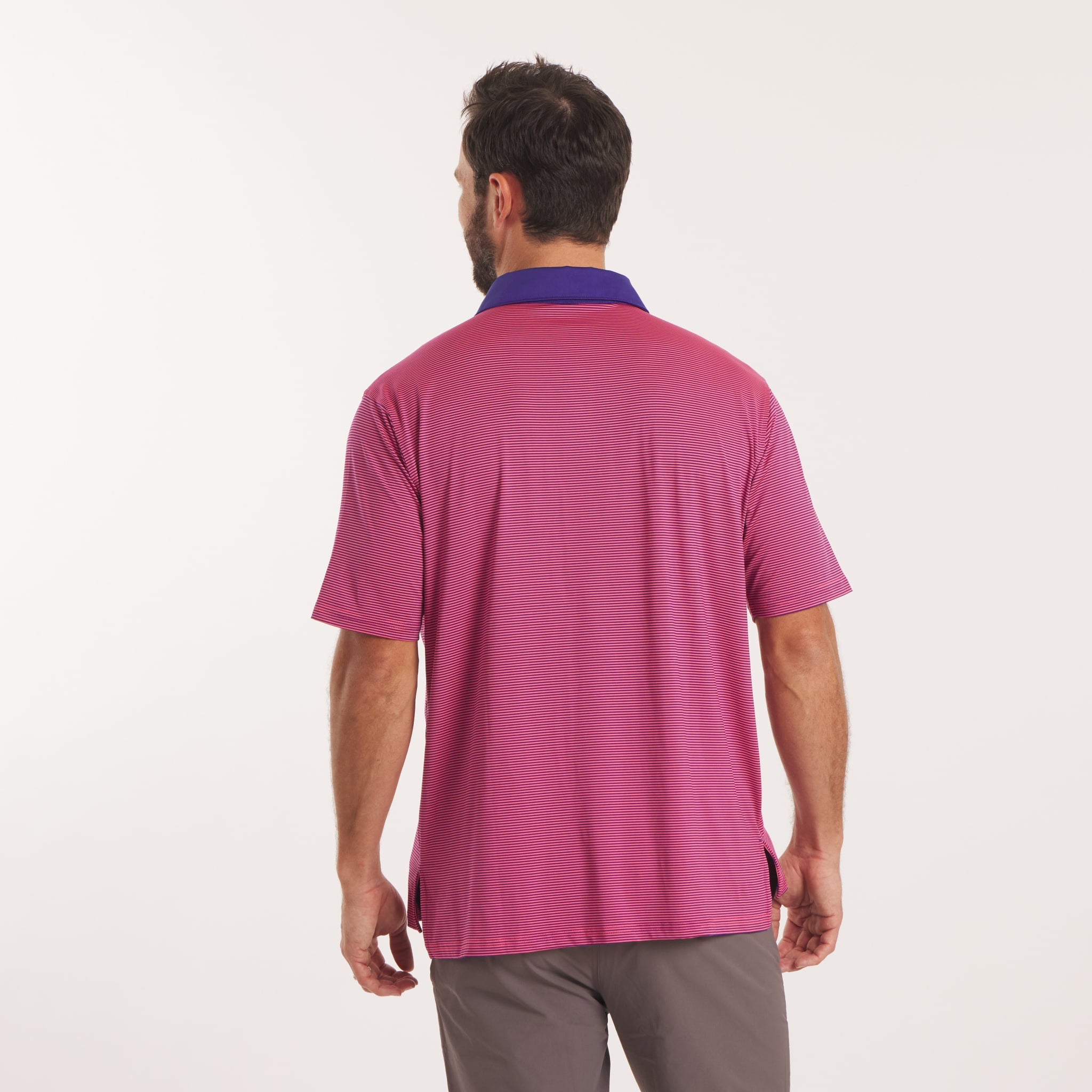 Bermuda Performance Polo - Hampton Stripe