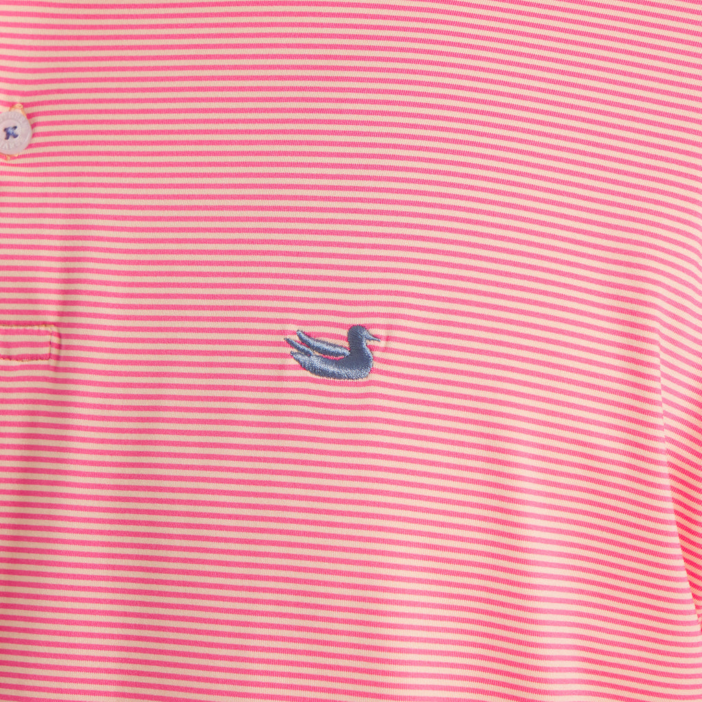 Bermuda Performance Polo - Hampton Stripe