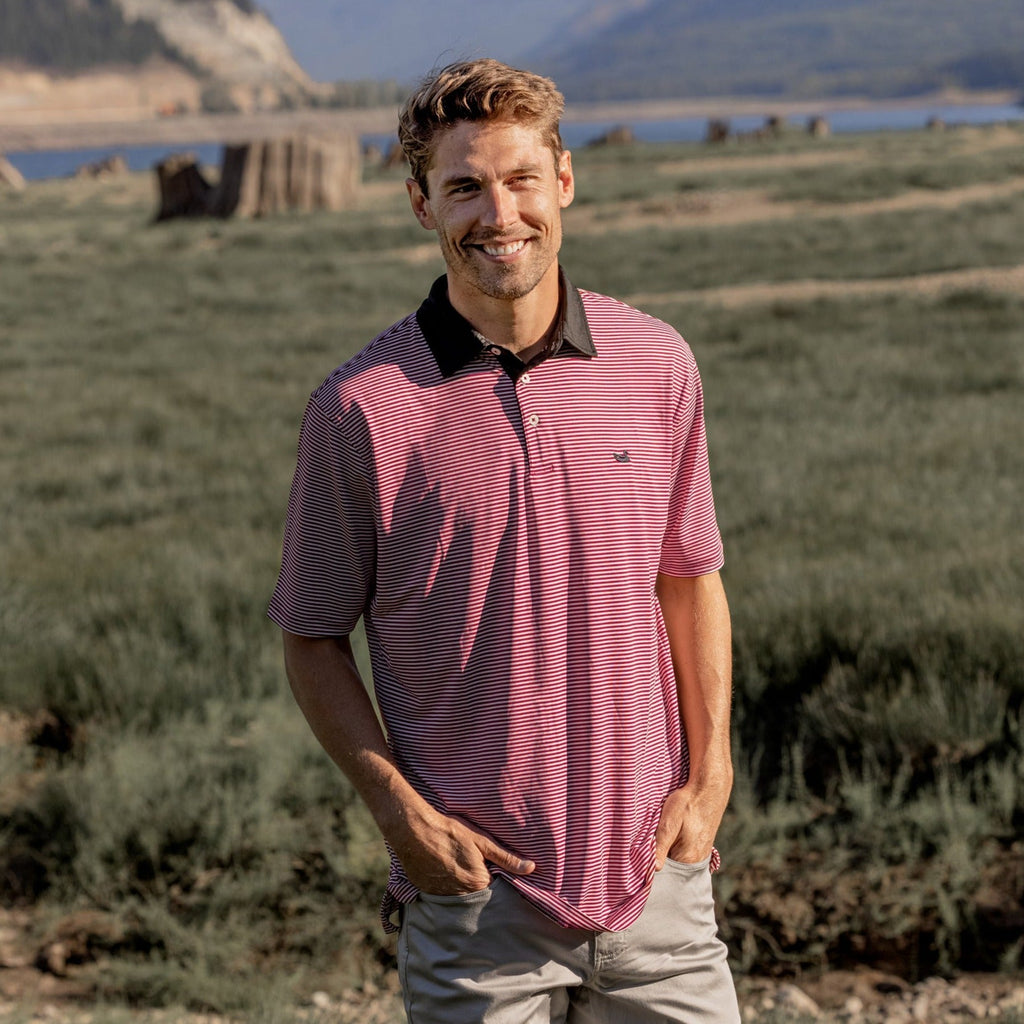 Bermuda Performance Polo - Hawthorne