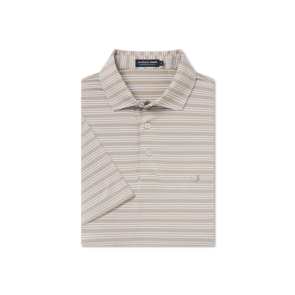 Maybourne Featherlight Stripe Polo
