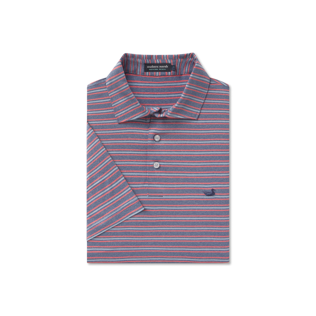Maybourne Featherlight Stripe Polo