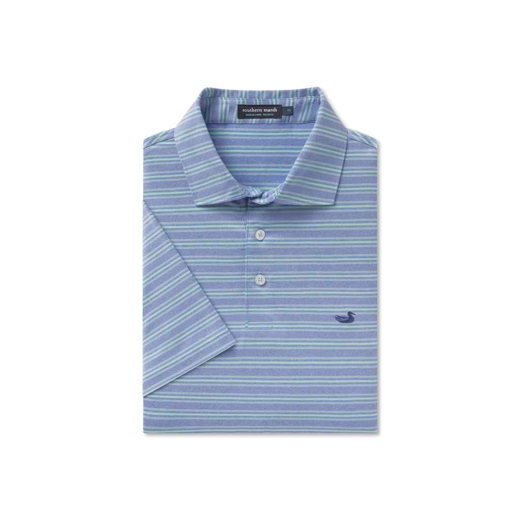 Maybourne Featherlight Stripe Polo
