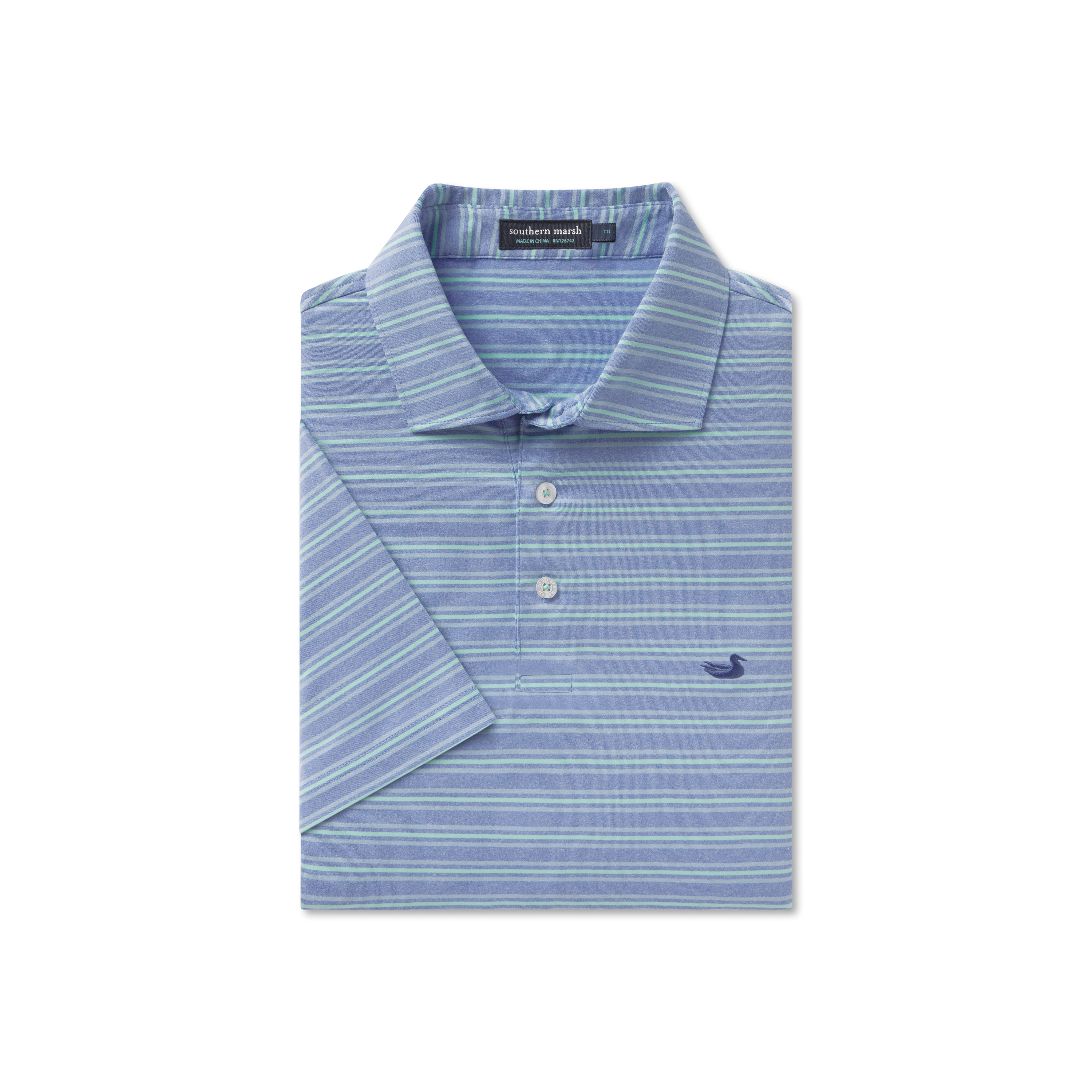Maybourne Featherlight Stripe Polo