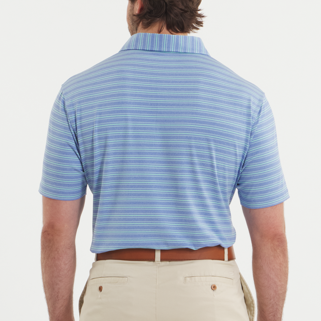 Maybourne Featherlight Stripe Polo