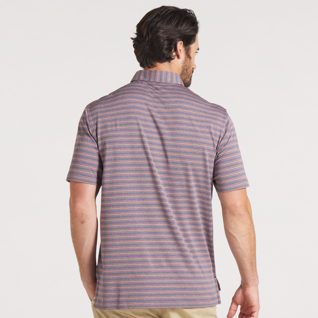 Maybourne Featherlight Stripe Polo