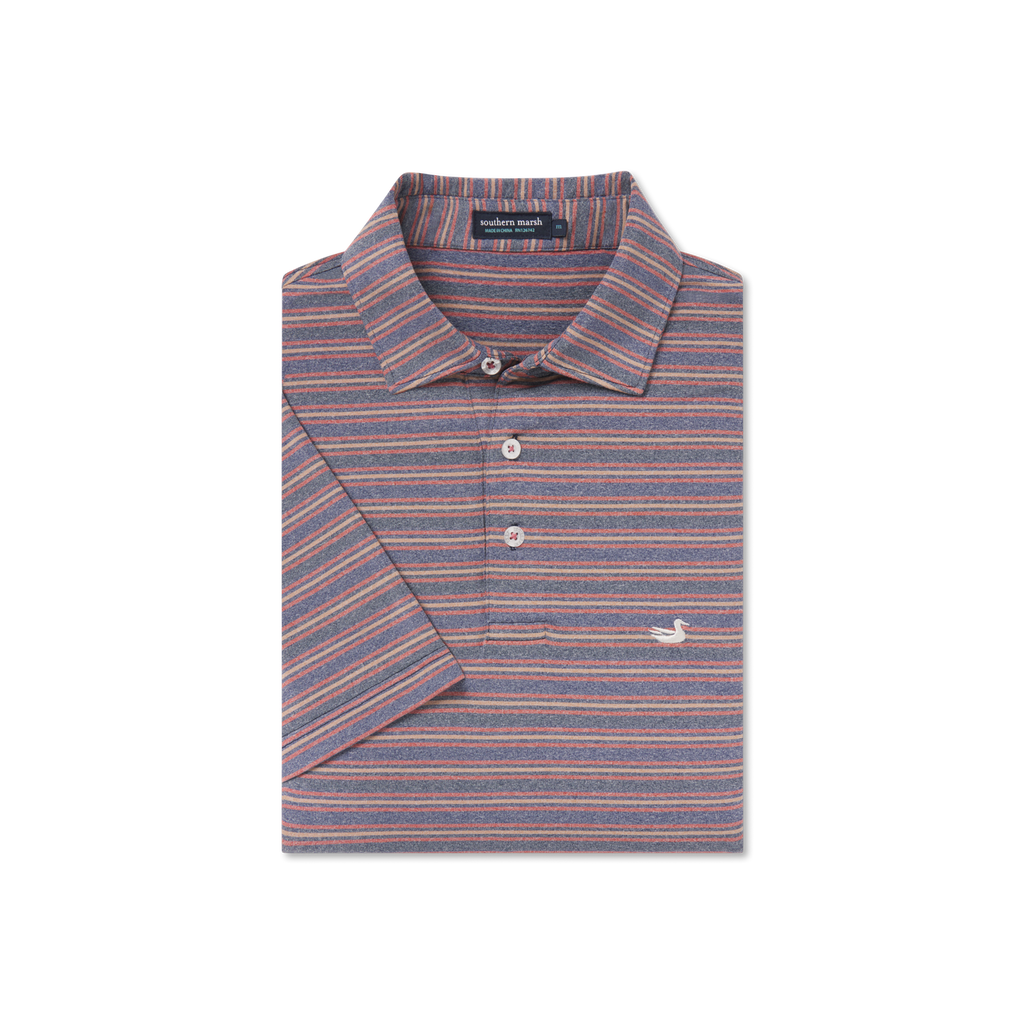 Maybourne Featherlight Stripe Polo