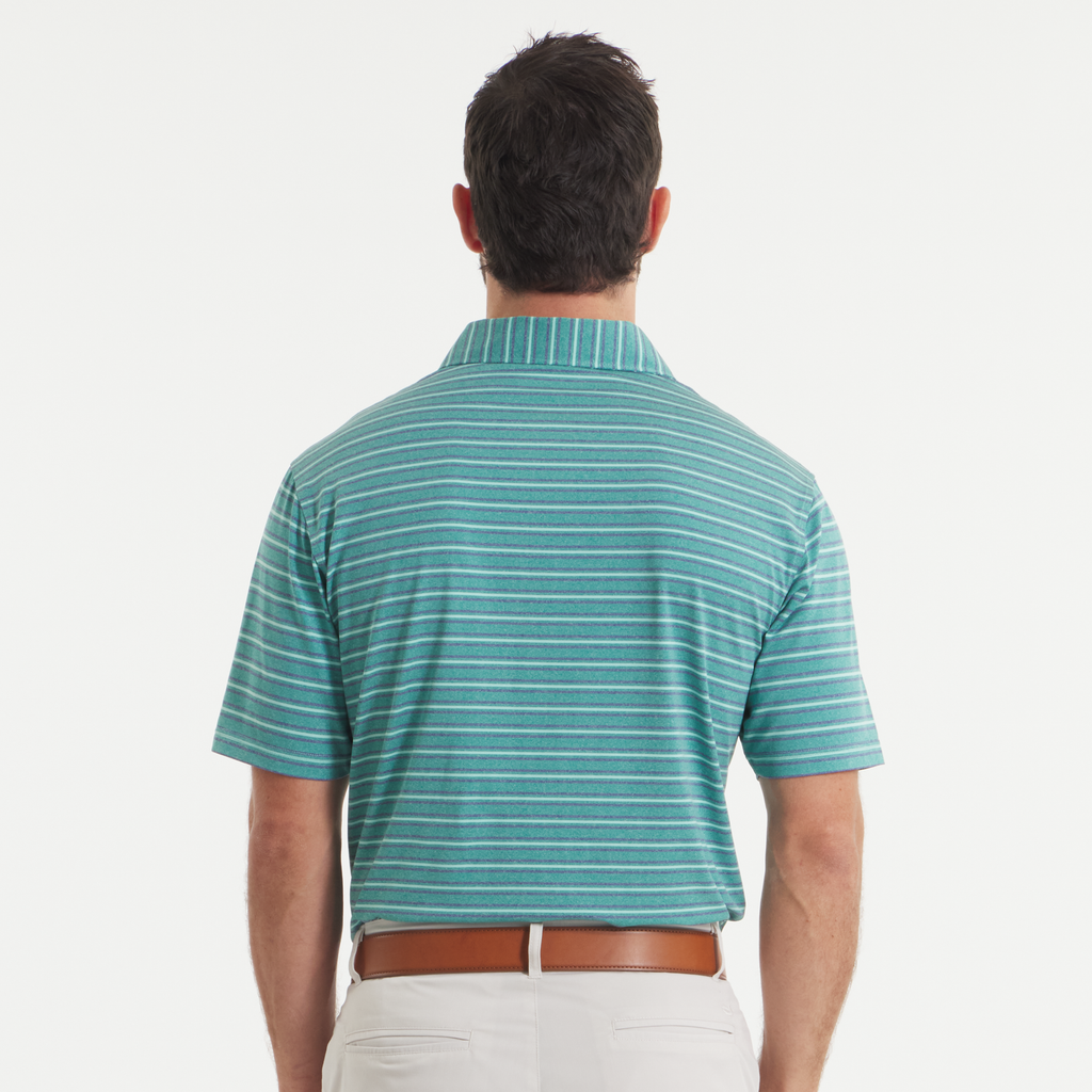Maybourne Featherlight Stripe Polo