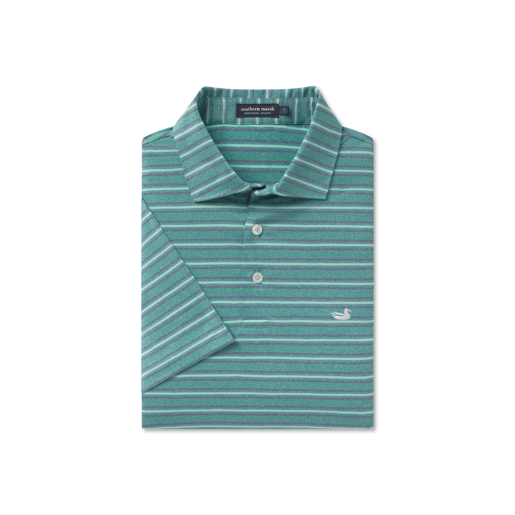 Maybourne Featherlight Stripe Polo