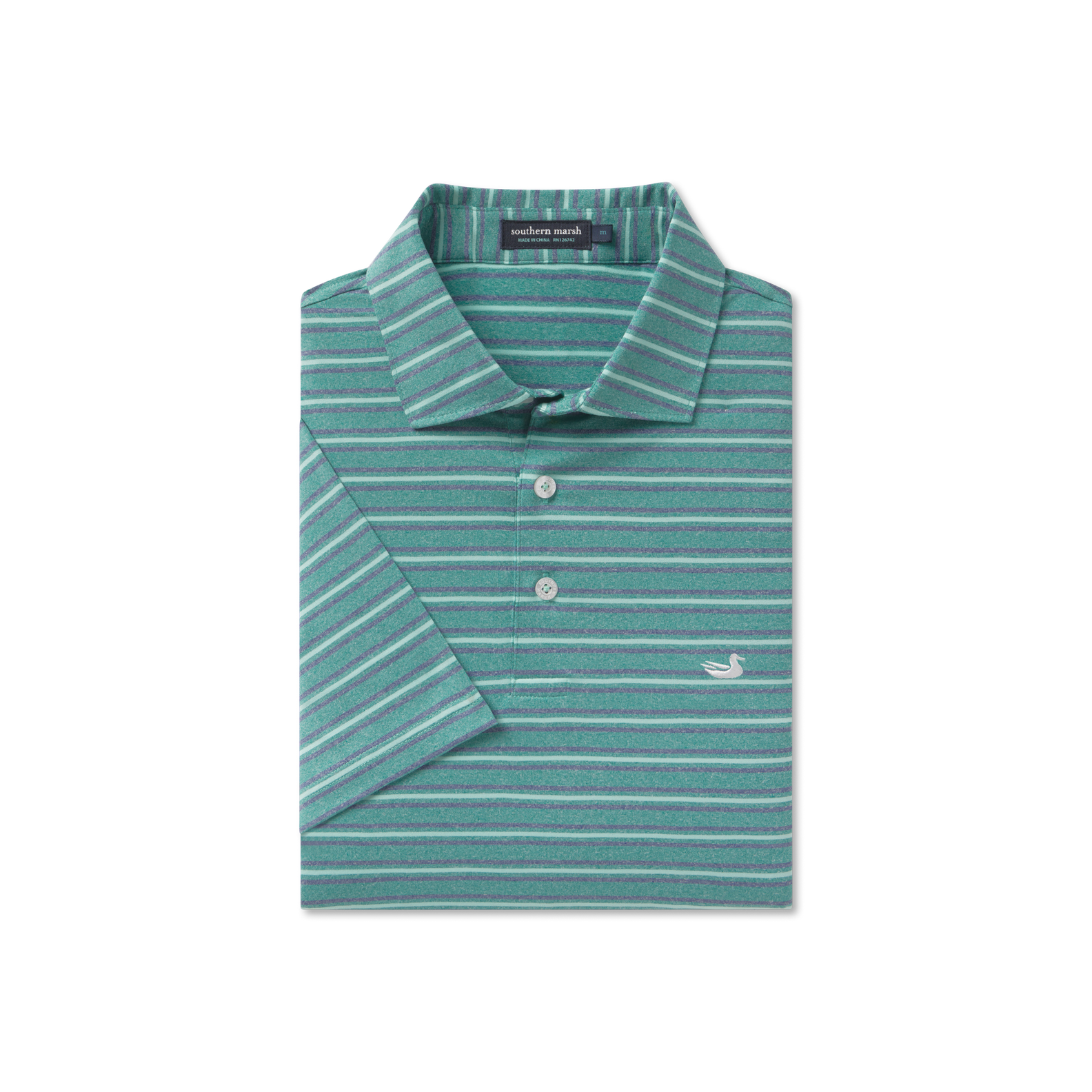 Maybourne Featherlight Stripe Polo