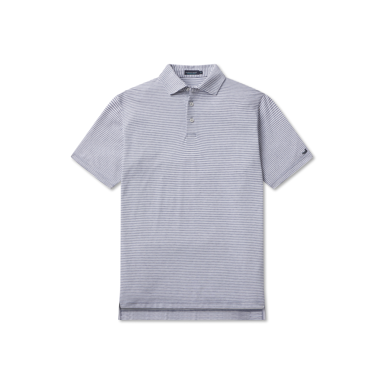 MarshLUX Mangrove Stripe Pique Polo