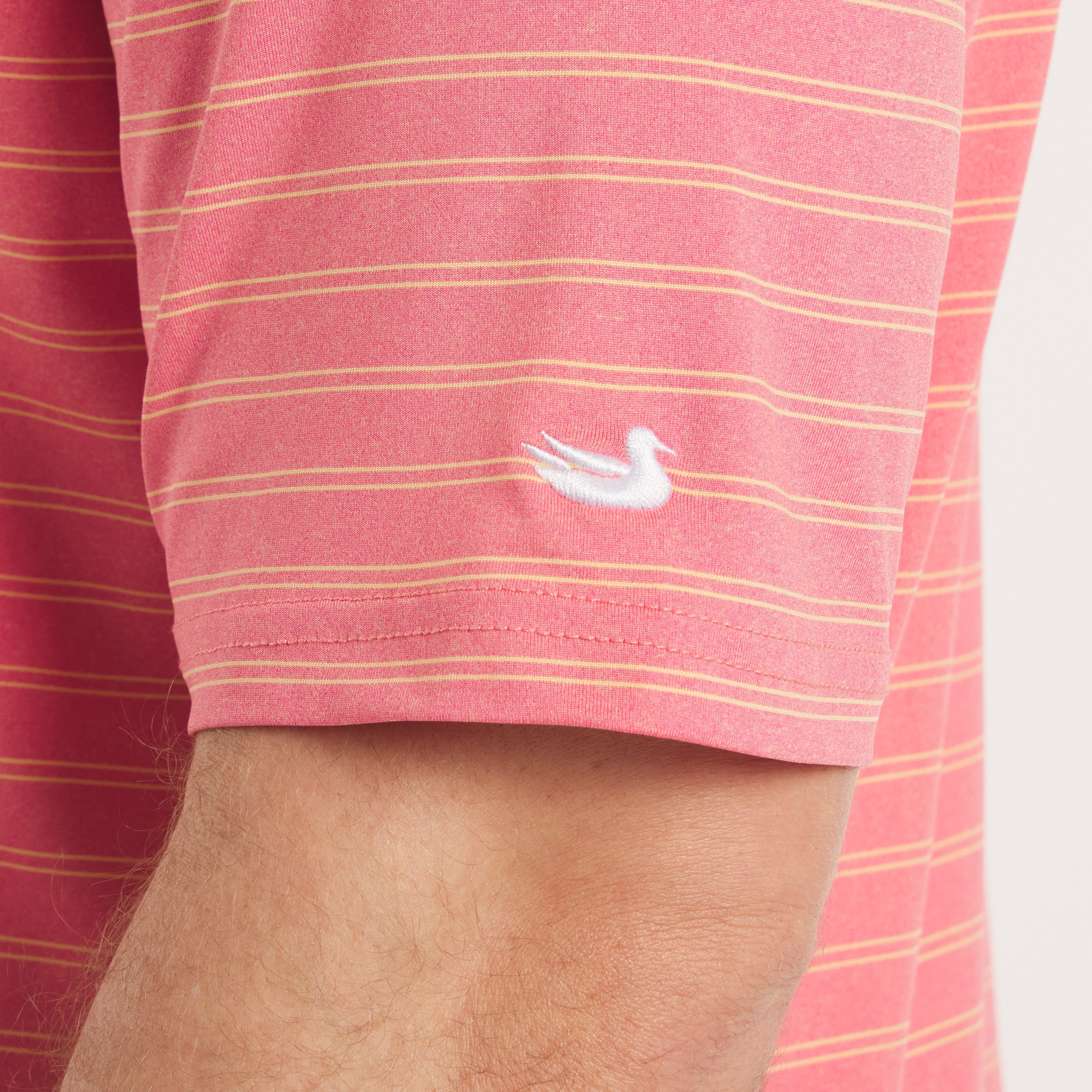 Newcastle Stripe Featherlight Polo