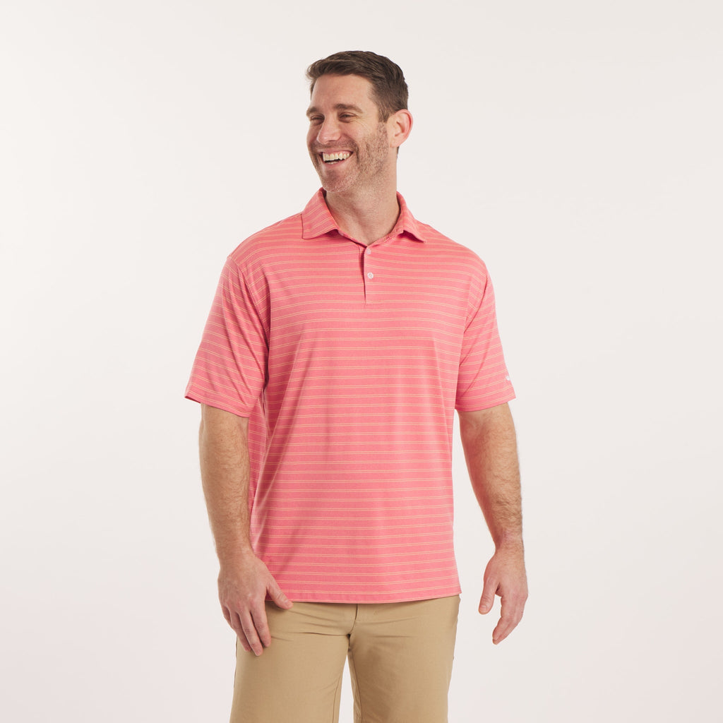 Newcastle Stripe Featherlight Polo
