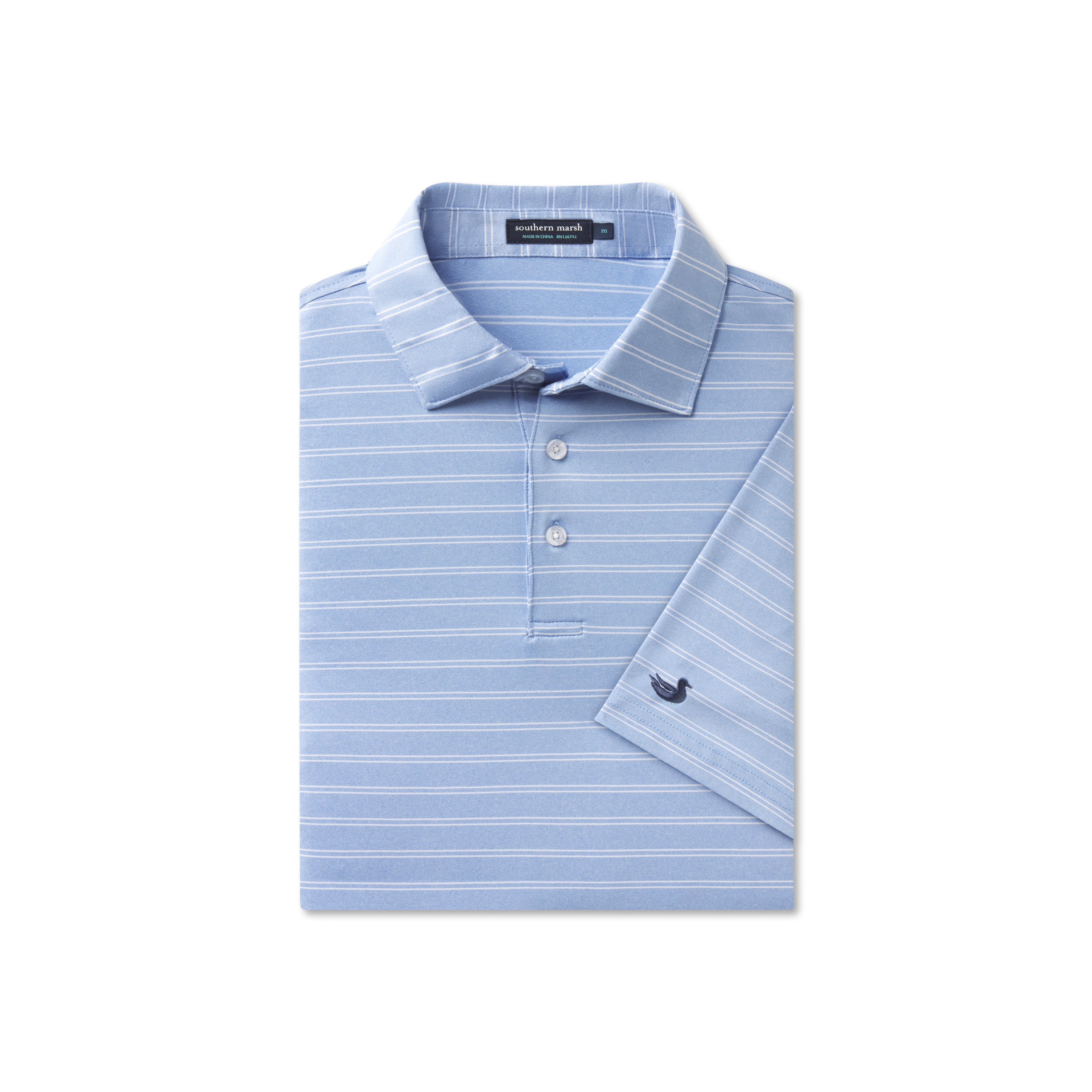 Newcastle Stripe Featherlight Polo