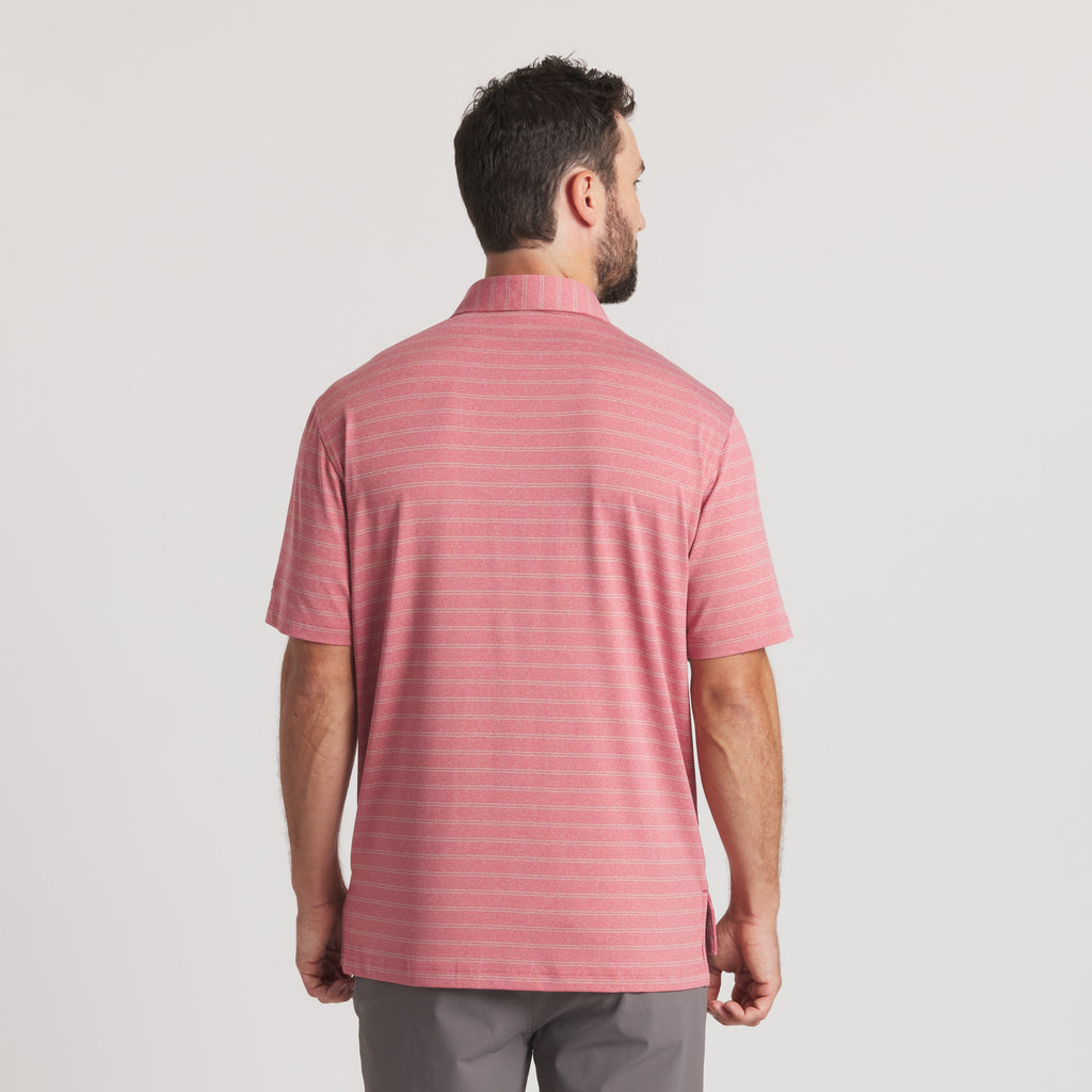 Newcastle Stripe Featherlight Polo