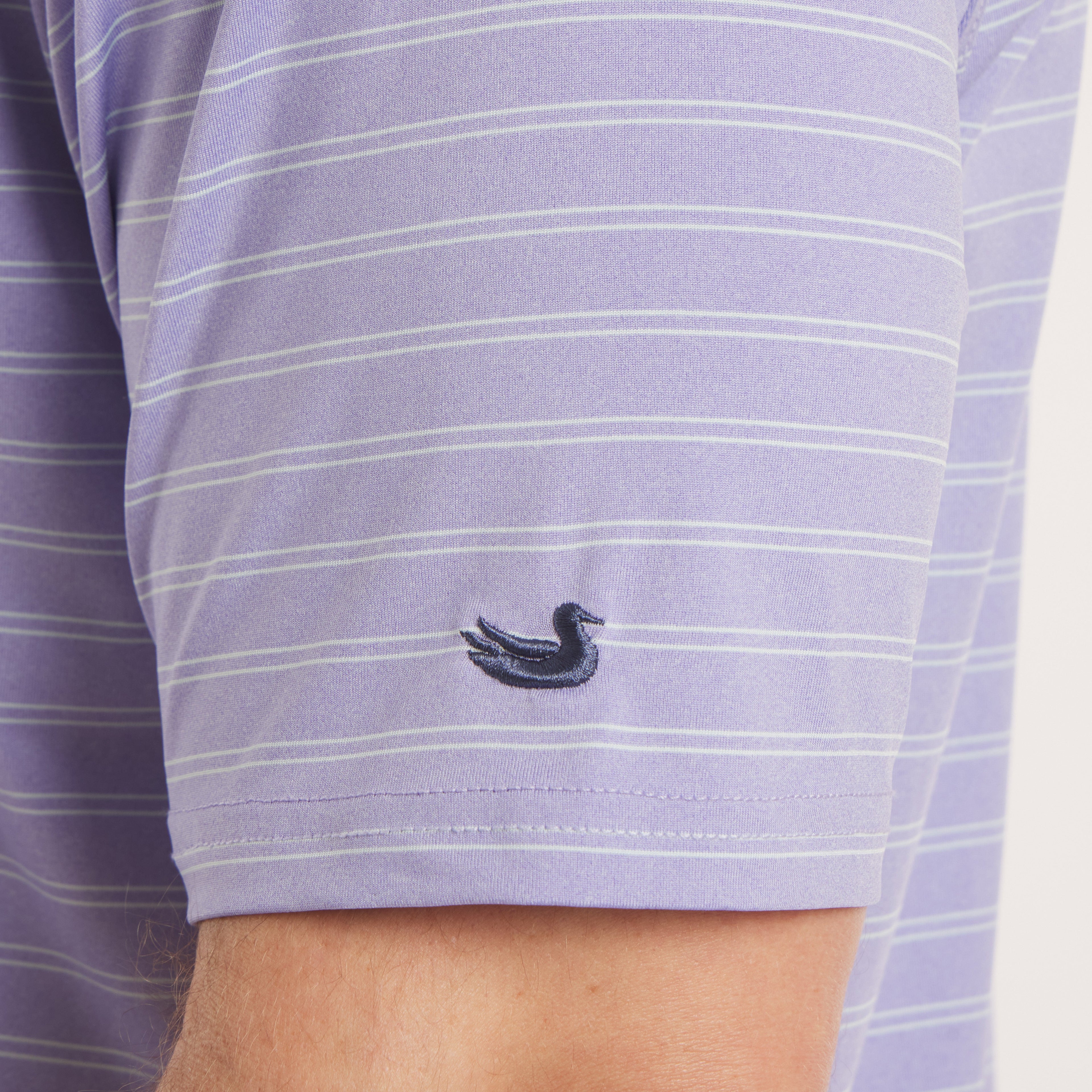 Newcastle Stripe Featherlight Polo